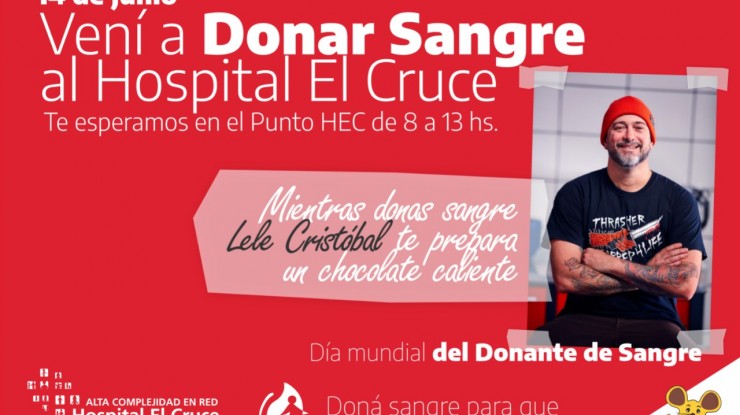 “Jornada de Donación de Sangre” en el Hospital El Cruce